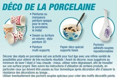 Conseils Déco de la porcelaine - 10doigts.fr