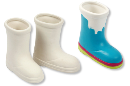 Botte en terre cuite blanche - 10doigts.fr