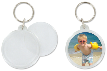Porte-clefs en plastique transparent - 10doigts.fr