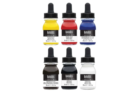 acrylique liquide liquitex - Encres beaux-arts : encre de Chine et encres acryliques – 10doigts.fr