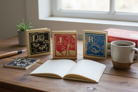 Activite Carnet linogravure - Activités manuelles gravure – 10doigts.fr