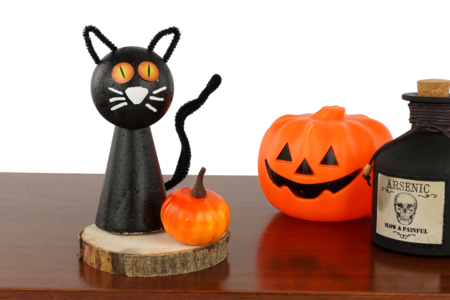Activite Halloween Chat Noir - Activités manuelles Halloween – 10doigts.fr