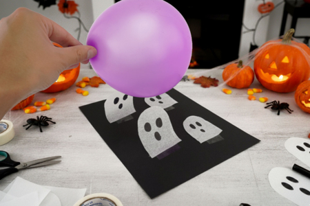 Activité Halloween Fantôme volent - Activités manuelles Halloween – 10doigts.fr