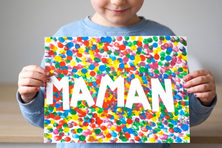 activité peinture aux doigts enfants - Activités manuelles Fête des Mères : des idées cadeaux à fabriquer avec amour – 10doigts.fr
