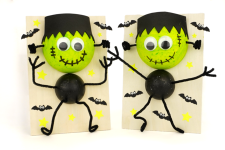 Activités manuelles Enfant Halloween Frankenstein - Activités manuelles Halloween – 10doigts.fr
