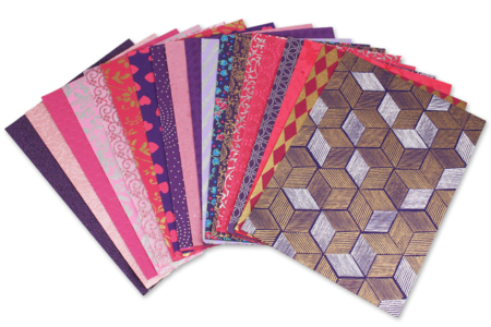 Papiers Indiens,Collection Punjab, - 20 feuilles artisanales - Papier artisanal naturel – 10doigts.fr