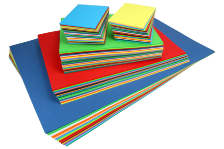 Maxi lot de 750 cartes fortes - formats assortis - Ramettes de papiers – 10doigts.fr