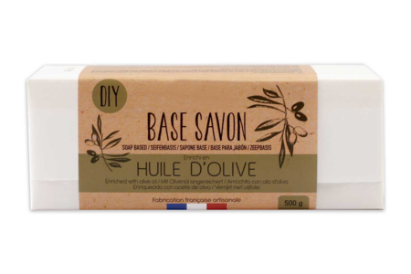 Base savon à l'huile d'olive - 500 gr - Base de savon – 10doigts.fr