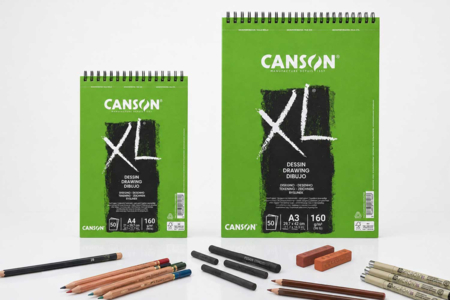 Bloc spirale Canson XL Dessin - Format A4 ou A3 - Papiers Arts graphiques – 10doigts.fr