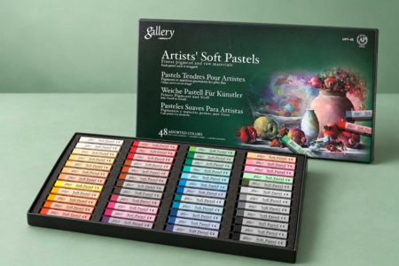 Boîte de 48 pastels tendres, soft pastel, Mungyo - Pastels Beaux Arts – 10doigts.fr