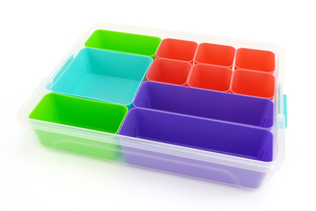 boite de rangement 11 compartiments - Rangements couture et bijoux – 10doigts.fr