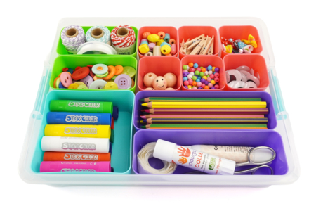 boite de rangement loisirs créatifs - Rangements couture et bijoux – 10doigts.fr