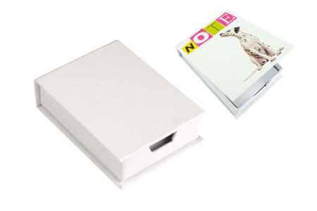 boite rectangulaire bloc note en carton - Carnets en carton – 10doigts.fr