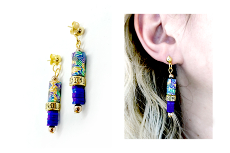 Clous dorés pour bijoux d'oreilles - 10 pièces - Boucles d'oreilles – 10doigts.fr