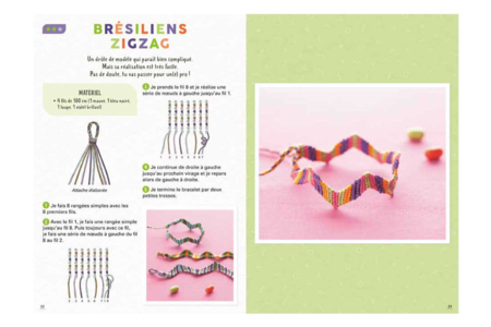 Livre : Les bracelets brésiliens 80 modèles - Bracelet brésilien – 10doigts.fr