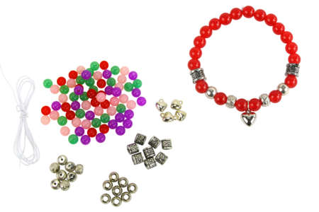 Kit bracelets cœur à fabriquer - 4 bracelets - Kits bijoux – 10doigts.fr