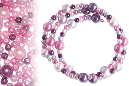 Bracelets en perles nacrées, camaïeu rose à violine ou azur à olive - Tutos Fête des Mères – 10doigts.fr