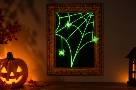 Bricolage Halloween Enfant Araignée phosporescente - Activités manuelles Halloween – 10doigts.fr