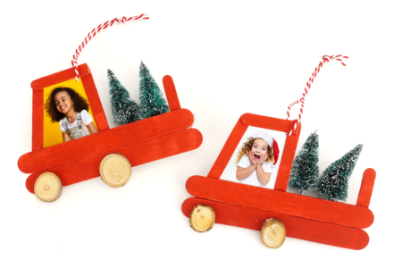 Bricolage Noel Enfant Camion Photo - Activités manuelles décorations du sapin de Noël – 10doigts.fr