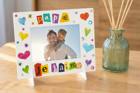 cadre cadeau fête des pères - Activités manuelles fête des pères – 10doigts.fr