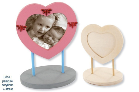 Cadre coeur décoré avec des strass - !! Vieux tutos à supprimer !! – 10doigts.fr