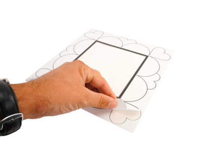 Cadres carrés à sabler adhésifs - Cadres et clips photos : des supports uniques pour afficher vos souvenirs – 10doigts.fr