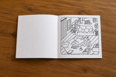 cahier Coloriage coco wyo - Petits instants au calme - Livres de coloriage et dessins : pour apprendre et s'évader – 10doigts.fr