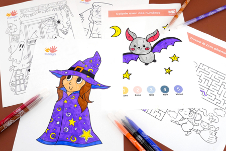 Carnet d'activités Halloween - Activités manuelles Halloween – 10doigts.fr