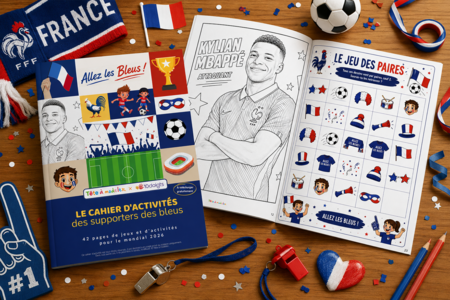 Carnet Activités Mondial 2026 - Carnets d'activités manuelles enfants – 10doigts.fr