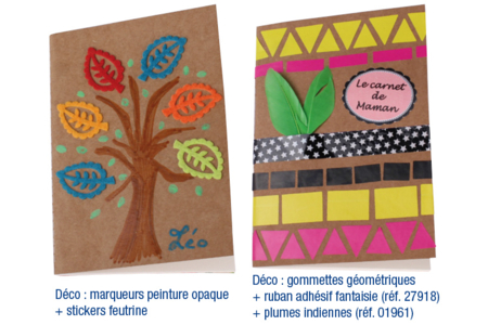 Carnet couverture Kraft - 60 pages - Albums et carnets – 10doigts.fr