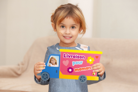 Carte fete des Meres Camion - Kits fête des parents – 10doigts.fr