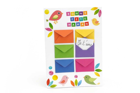 Mini enveloppes en papier - 24 pièces - Cartes – 10doigts.fr