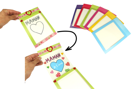 Cartes message magique - Set de 6 - Kits carteries – 10doigts.fr