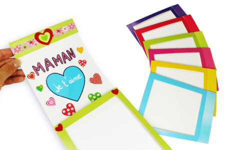 Cartes message magique - Set de 6 - Kits carteries – 10doigts.fr