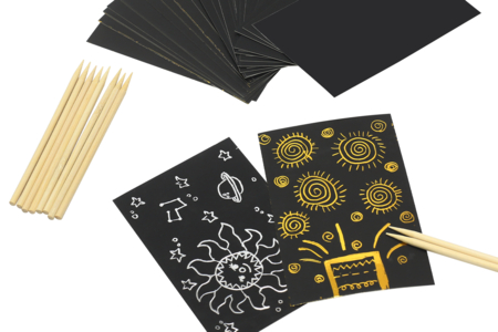 cartes à gratter or argent - Cartes à gratter, à poinçonner – 10doigts.fr