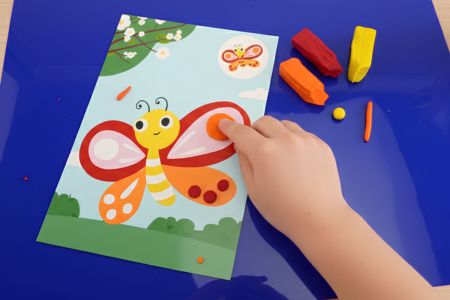 Cartes de modelage + 10 pâtes à modeler - 12 cartes - Kits éducatifs : le plaisir d'apprendre par la manipulation – 10doigts.fr