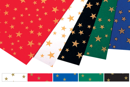 Cartes étoilées, 5 couleurs assorties - Set de 10 - Décorations Noël – 10doigts.fr
