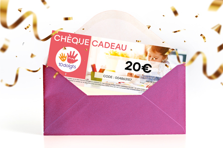 Chèques cadeaux 10 DOIGTS - Montant au choix - Idées Cadeaux de Noël – 10doigts.fr