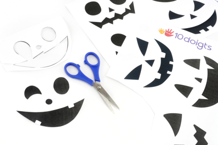 citrouille à découper - Activités manuelles Halloween – 10doigts.fr