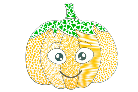 Citrouilles géantes à décorer - 6 formes - Kits activités Halloween – 10doigts.fr
