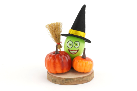 citrouilles halloween sorcière - Décorations d'Automne – 10doigts.fr