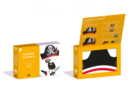 Coffret Déguisement - Costume de Pirate - Masques – 10doigts.fr