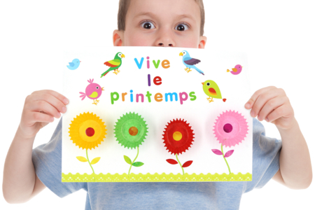 Collage "vive le printemps" - Tutos Printemps – 10doigts.fr