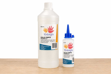 Colle forte universelle transparente, sans solvant  - Colles scolaires – 10doigts.fr