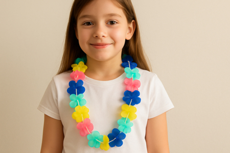 collier hawai - Activités manuelles Carnaval, Mardi gras – 10doigts.fr
