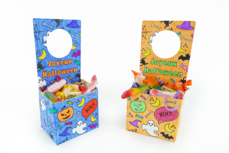 Coloriage Halloween Bonbon - Supports d'Halloween à décorer – 10doigts.fr