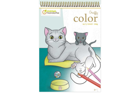 Coloriage animaux maman-bébé - 24 pages - Coloriage – 10doigts.fr