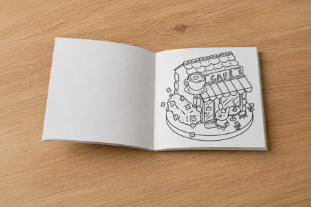 Coloriage - Petites boutiques - Livres de coloriage et dessins : pour apprendre et s'évader – 10doigts.fr