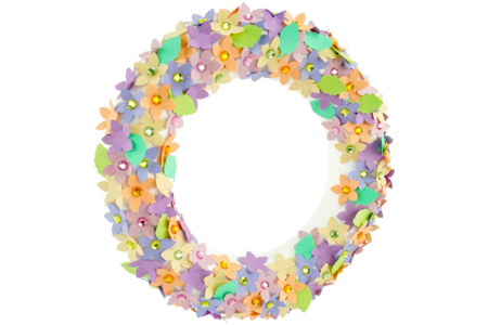 COURONNE pâques printemps - Activités manuelles Printemps – 10doigts.fr