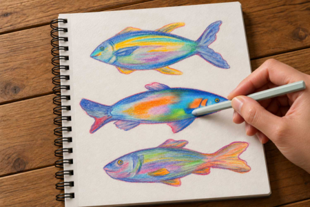 Crayon & Full Blender Bright  - Accessoires de dessin Beaux-Arts – 10doigts.fr